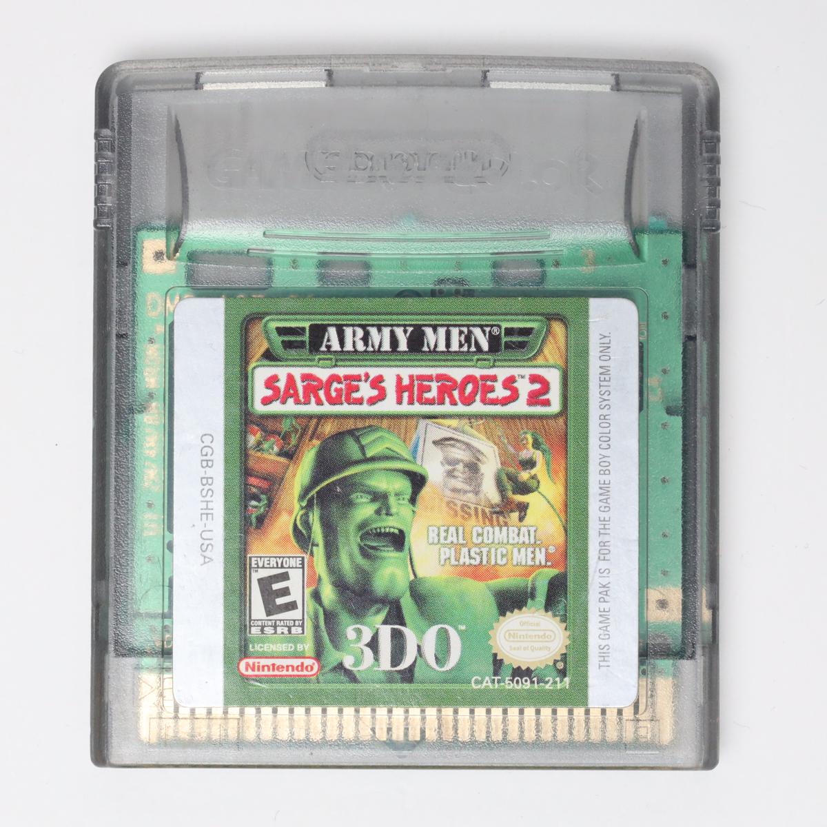 Army Men: Sarge's Heroes 2 - Gameboy Color (Loose [Game Only] / Good)