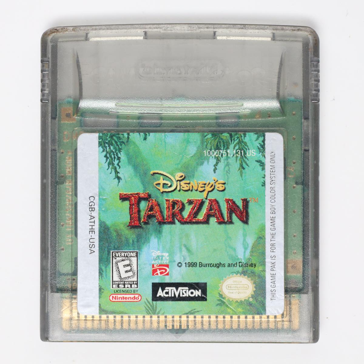 Disney's Tarzan - Gameboy Color (Loose [Game Only] / Good)