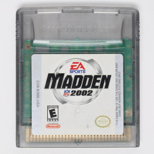 Madden NFL 2002 - Gameboy Color (Loose [Game Only] / Good)