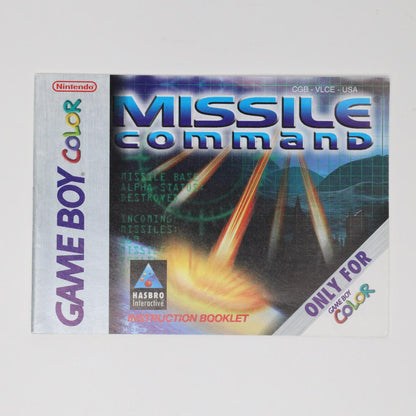 Missile Command - Gameboy Color (Manual / Good)