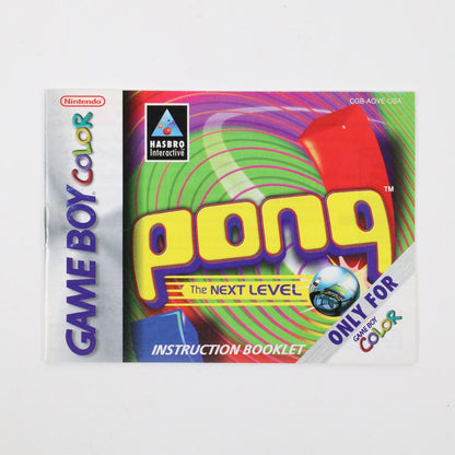 Pong: The Next Level - Gameboy Color (Manual / Good)