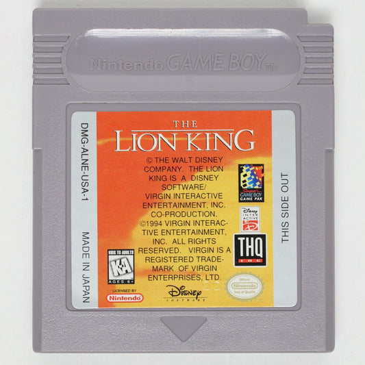 The Lion King - Gameboy (Loose / Good)