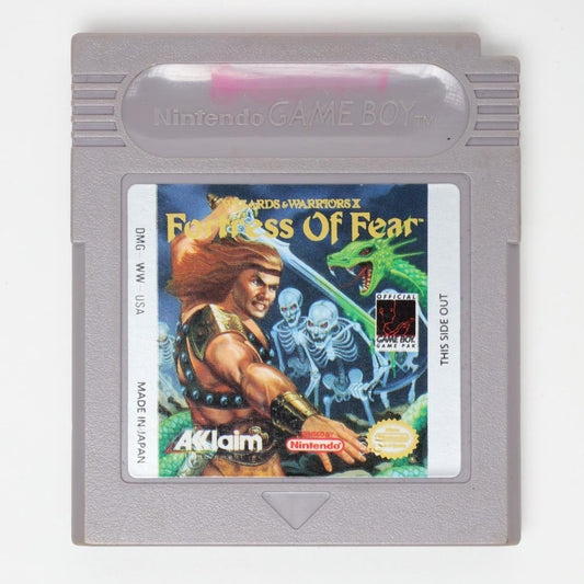 Wizards & Warriors X: The Fortress of Fear - Gameboy (Loose [Game Only] / Good)