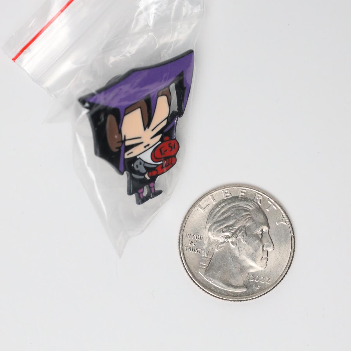 Gaz Membrane Invader Zim Enamel Pin