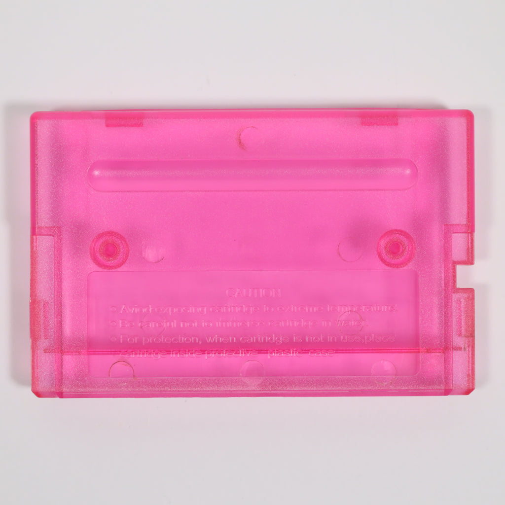Generic Replacement Game Cartridge Shell - Genesis (Clear Pink)
