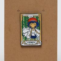 Ghibli Strength 8 Tarot Enamel Pin