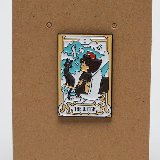 Ghibli The Witch I Tarot Enamel Pin