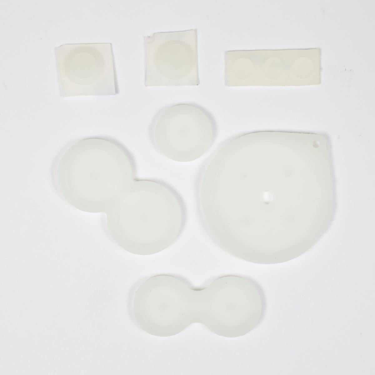 Glow-in-the-Dark Rubber Button Contact Pads for Nintendo GBA SP (GBA-SP) - GBA SP (Variant)
