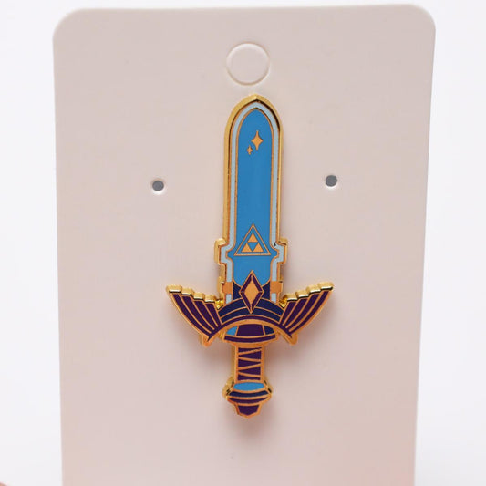 Gold Zelda Hylian Sword Enamel Pin