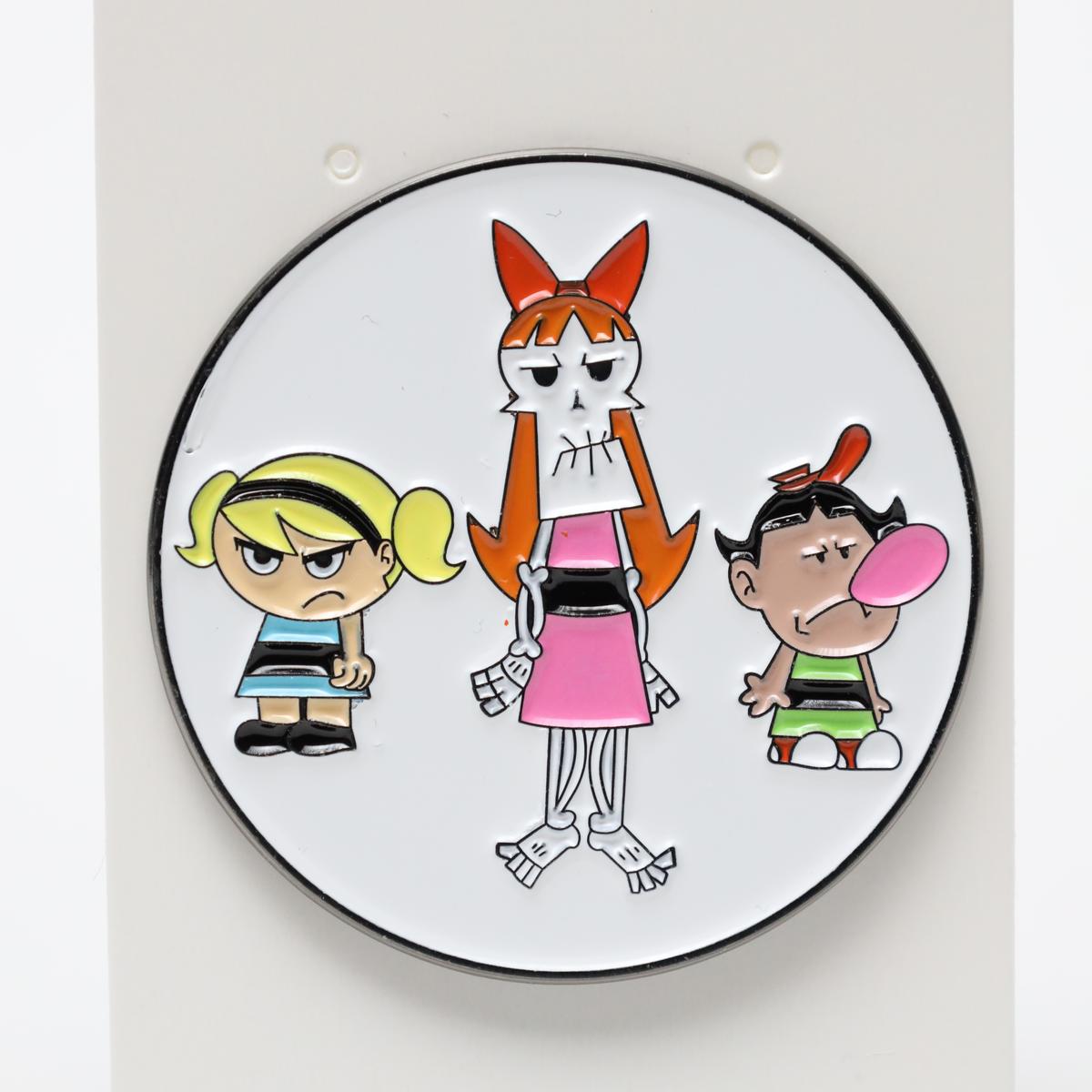 Grim, Billy & Mandy x Powerpuff Girls Crossover Enamel Pin