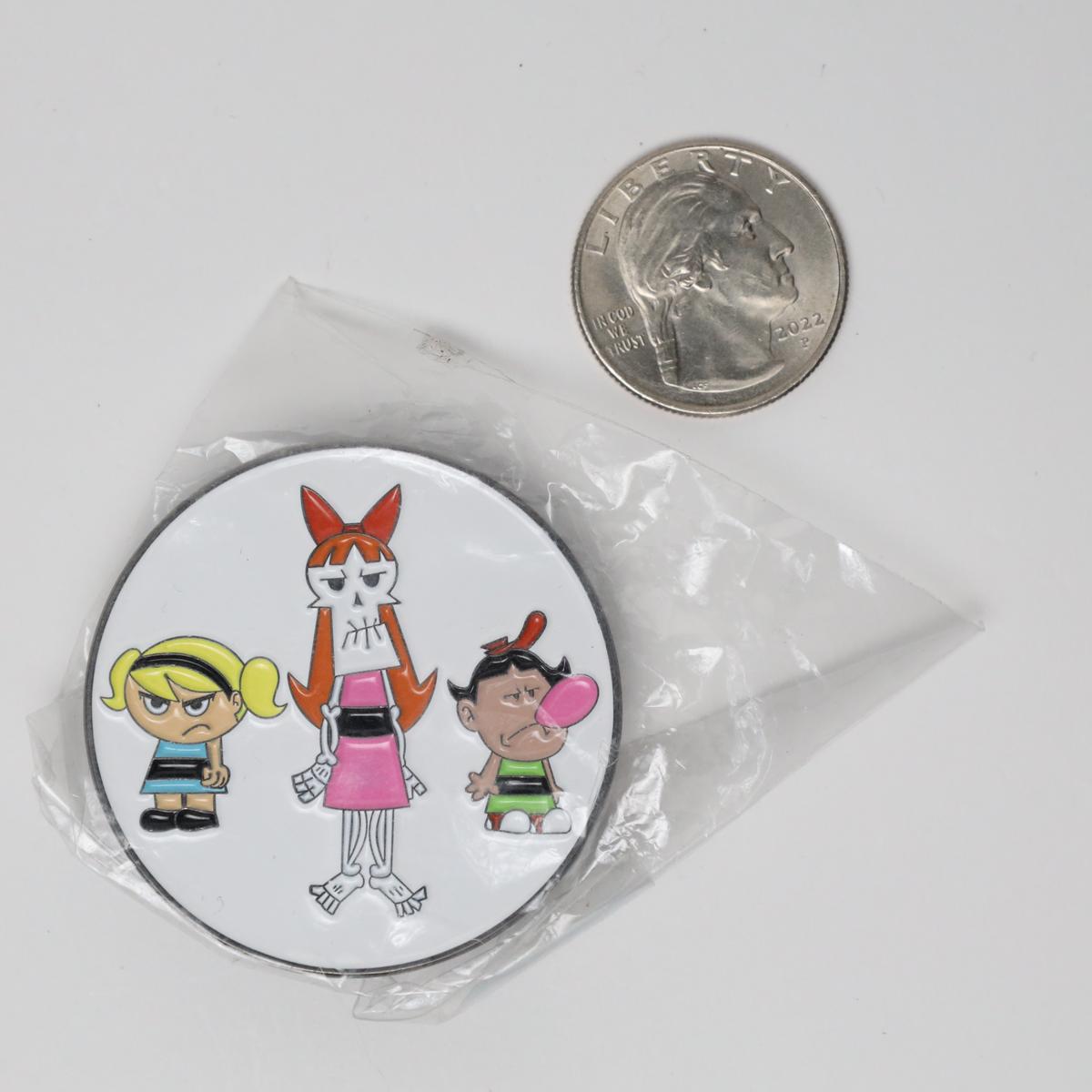 Grim, Billy & Mandy x Powerpuff Girls Crossover Enamel Pin