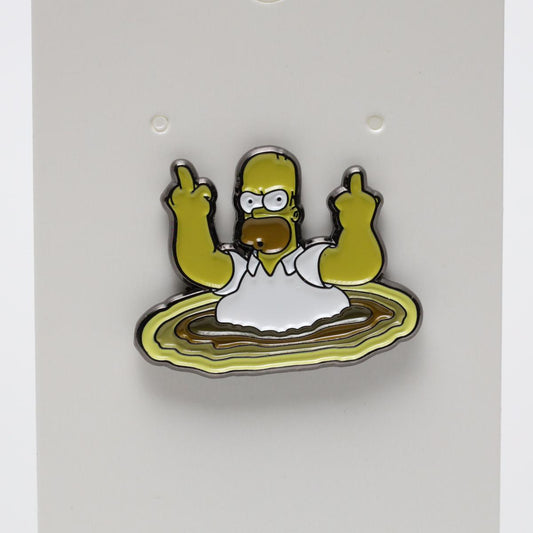 Homer Simpson Unhappy Enamel Pin