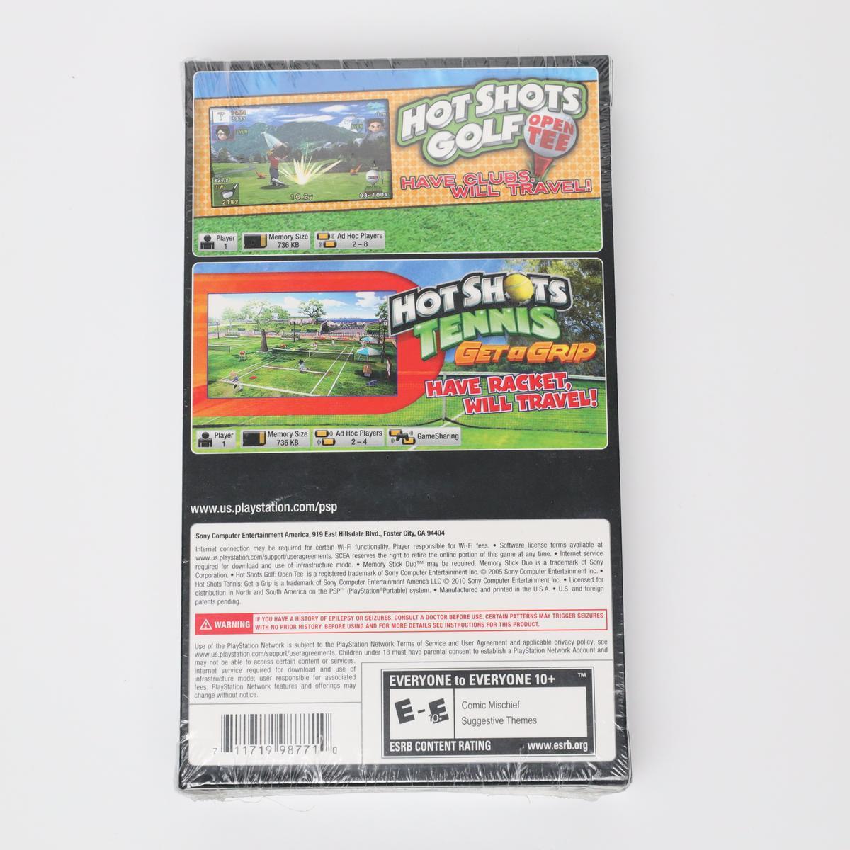 Hot Shots Golf: Open Tee / Hot Shots Tennis Dual Pack - PSP