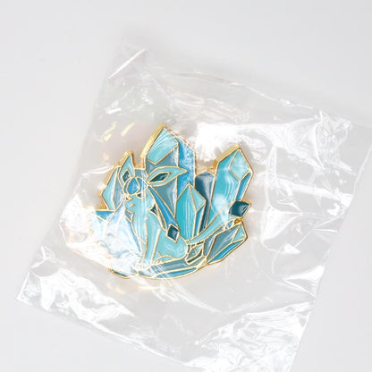 Ice Glaceon Eevee Pokemon Enamel Pin