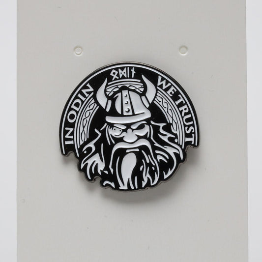 In Odin We Trust Enamel Pin