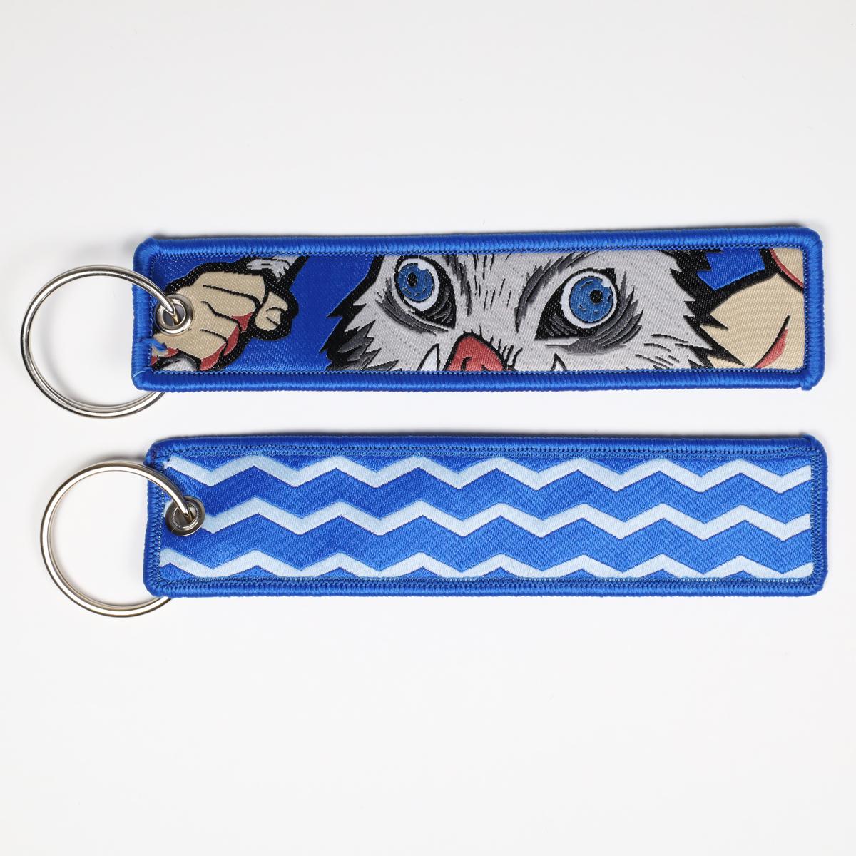 Inosuke Demon Slayer Embroidered Keychain