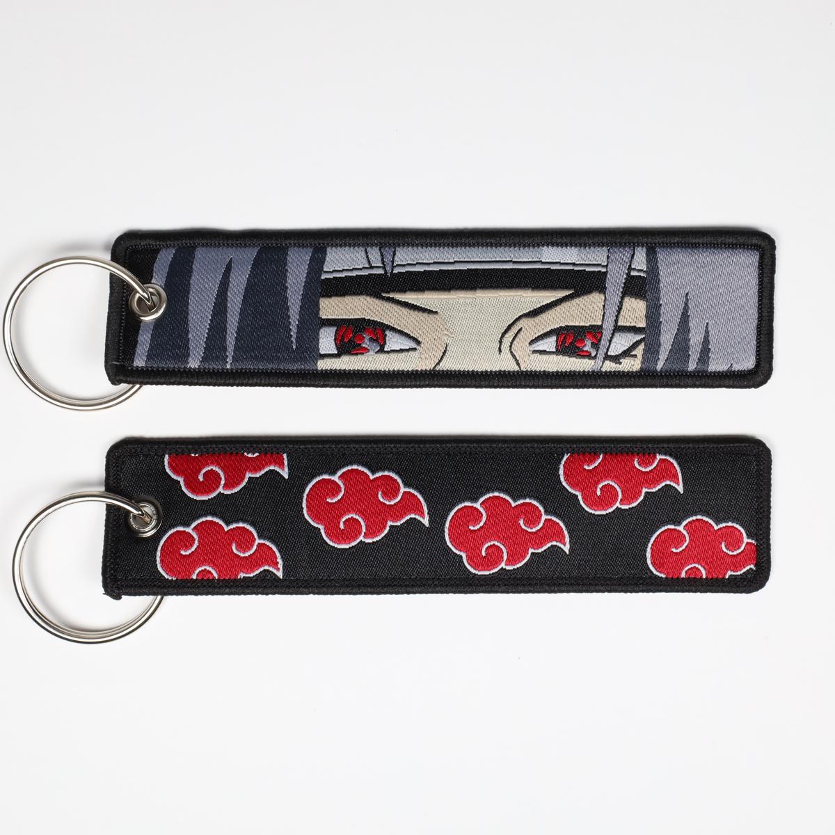 Itachi Uchiha Naruto Embroidered Keychain