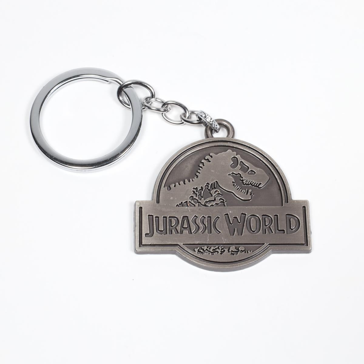 Jurassic World Metal Keychain