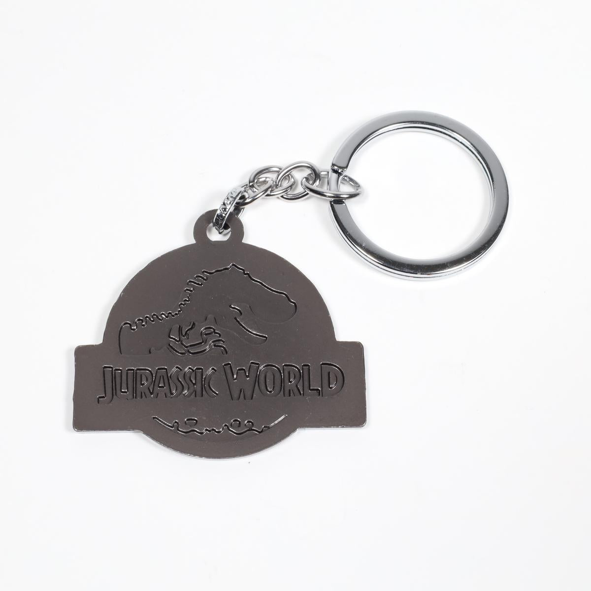 Jurassic World Metal Keychain