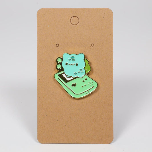 Kawaii Bulbasaur x Nintendo Gameboy Enamel Pin