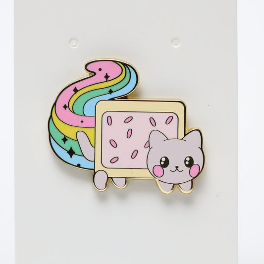 Kawaii Nyan Rainbow Cat Enamel Pin