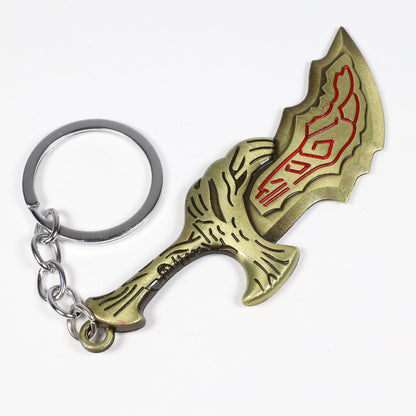 Kratos "God of War" Blade of Chaos Metal Keychain