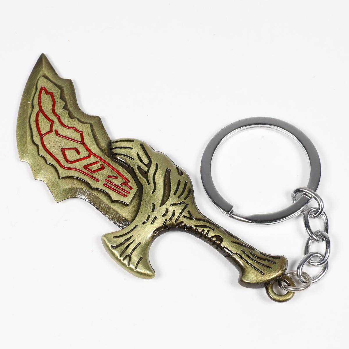 Kratos "God of War" Blade of Chaos Metal Keychain