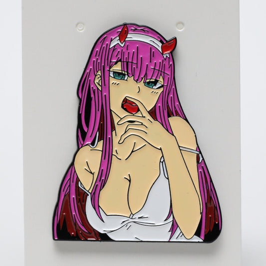 Lewd Zero Two Enamel Pin
