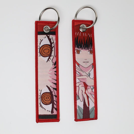 Makima Chainsaw Man Embroidered Keychain