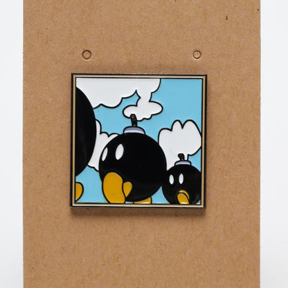 Mario 64 Bob-omb Battlefield Enamel Pin