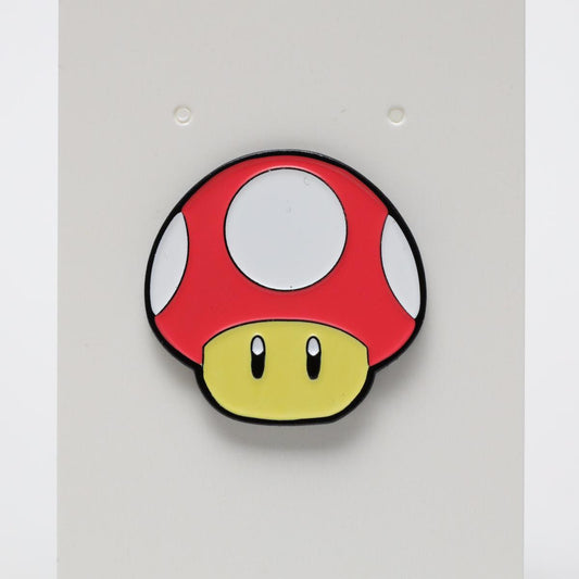 Mario Mushroom Enamel Pin