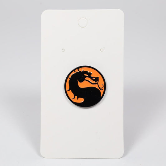 Mortal Kombat Logo Enamel Pin