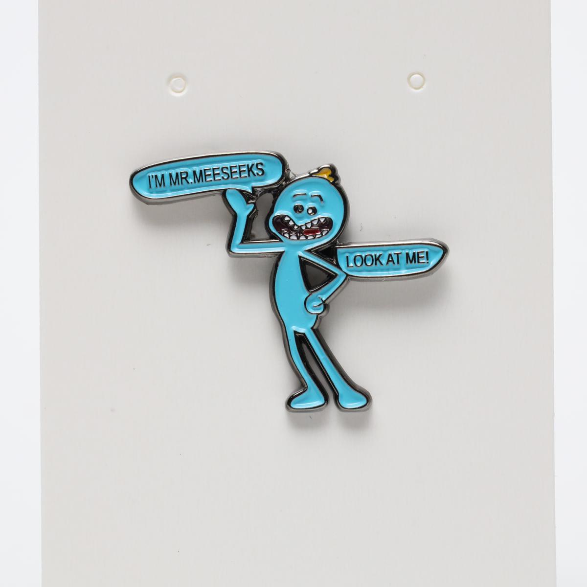 Mr. Meeseeks Look At Me Rick & Morty Enamel Pin