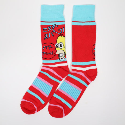 Mr. Sparkle Homer "The Simpsons" 90s Cartoon Socks