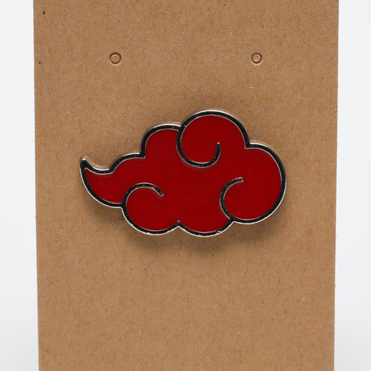 Naruto Akatsuki Red Cloud Enamel Pin