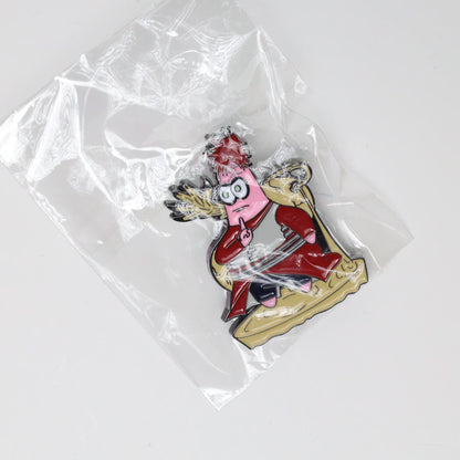 Naruto Gaara x Spongebob Patrick Enamel Pin