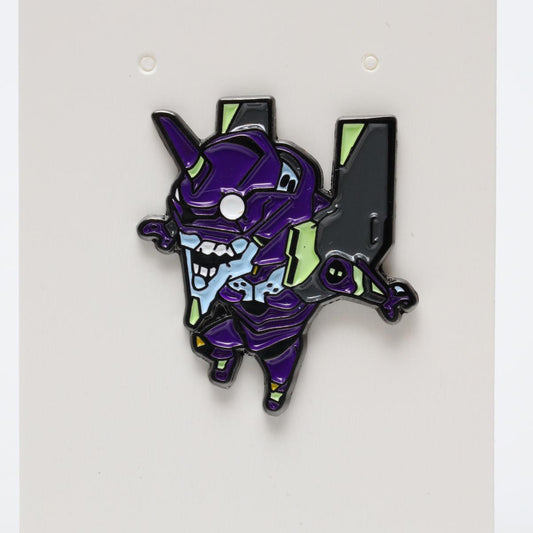 Neon Genesis Evangelion EVA Unit-01 Big Head Enamel Pin