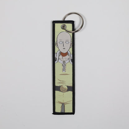 One Punch Man Embroidered Keychain