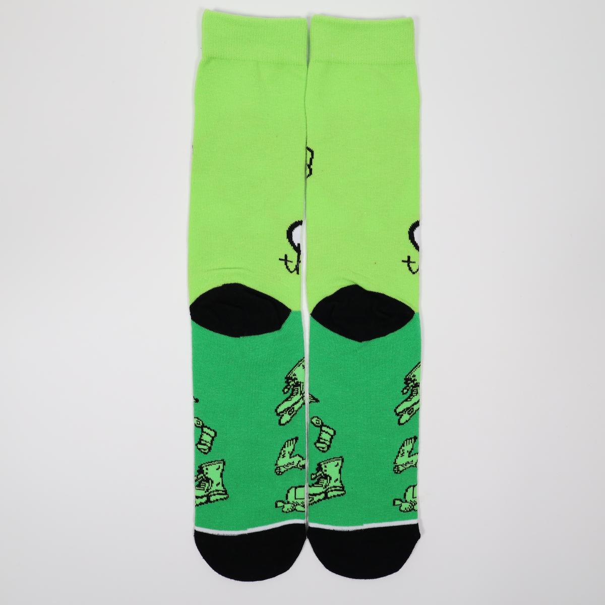 Oscar The Grouch "Sesame Street" 90s Cartoon Socks