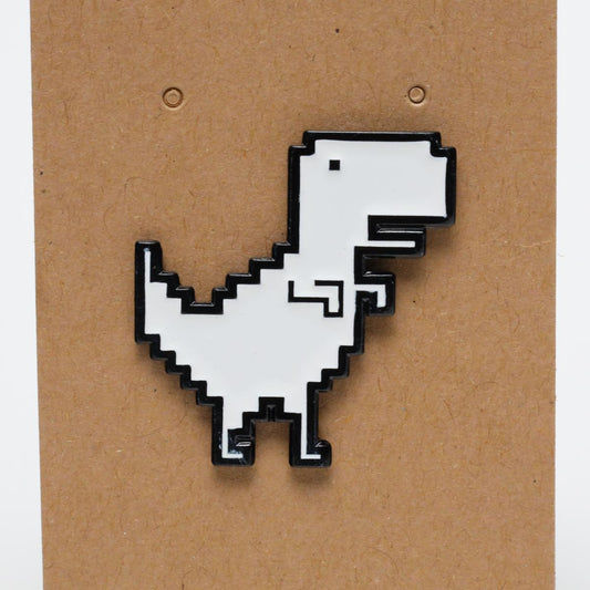 Pixel T-Rex Enamel Pin