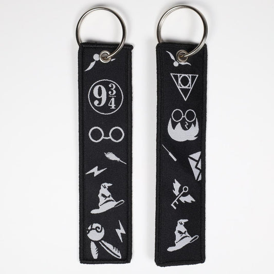 Platform 9 3/4 Harry Potter Embroidered Keychain