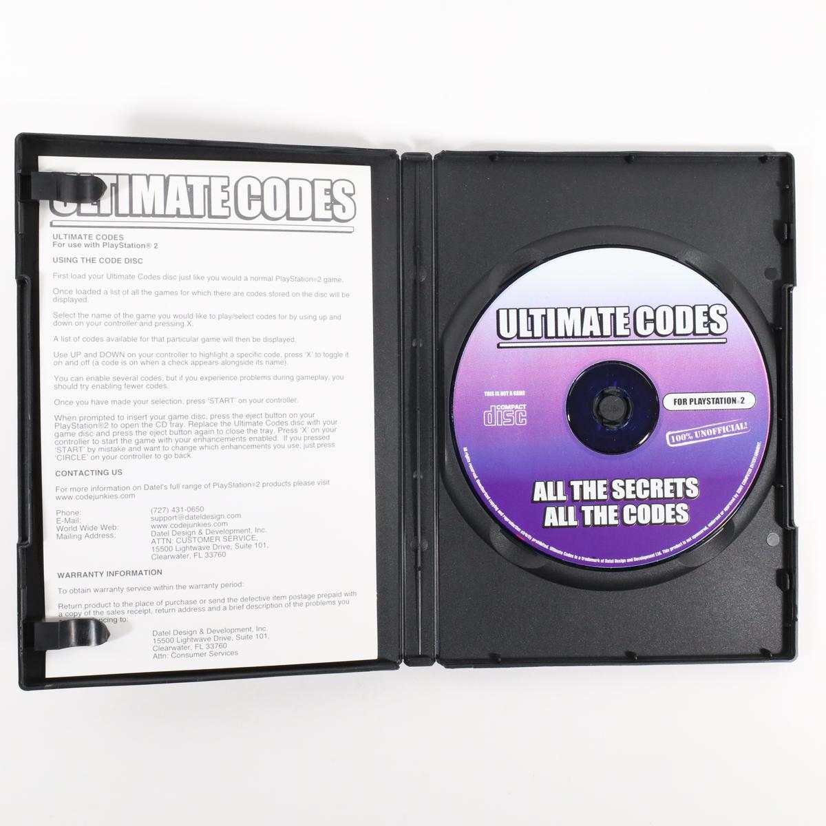 Action Replay Ultimate Codes:  Kingdom Hearts & Final Fantasy X - PS2 (Complete / Good)