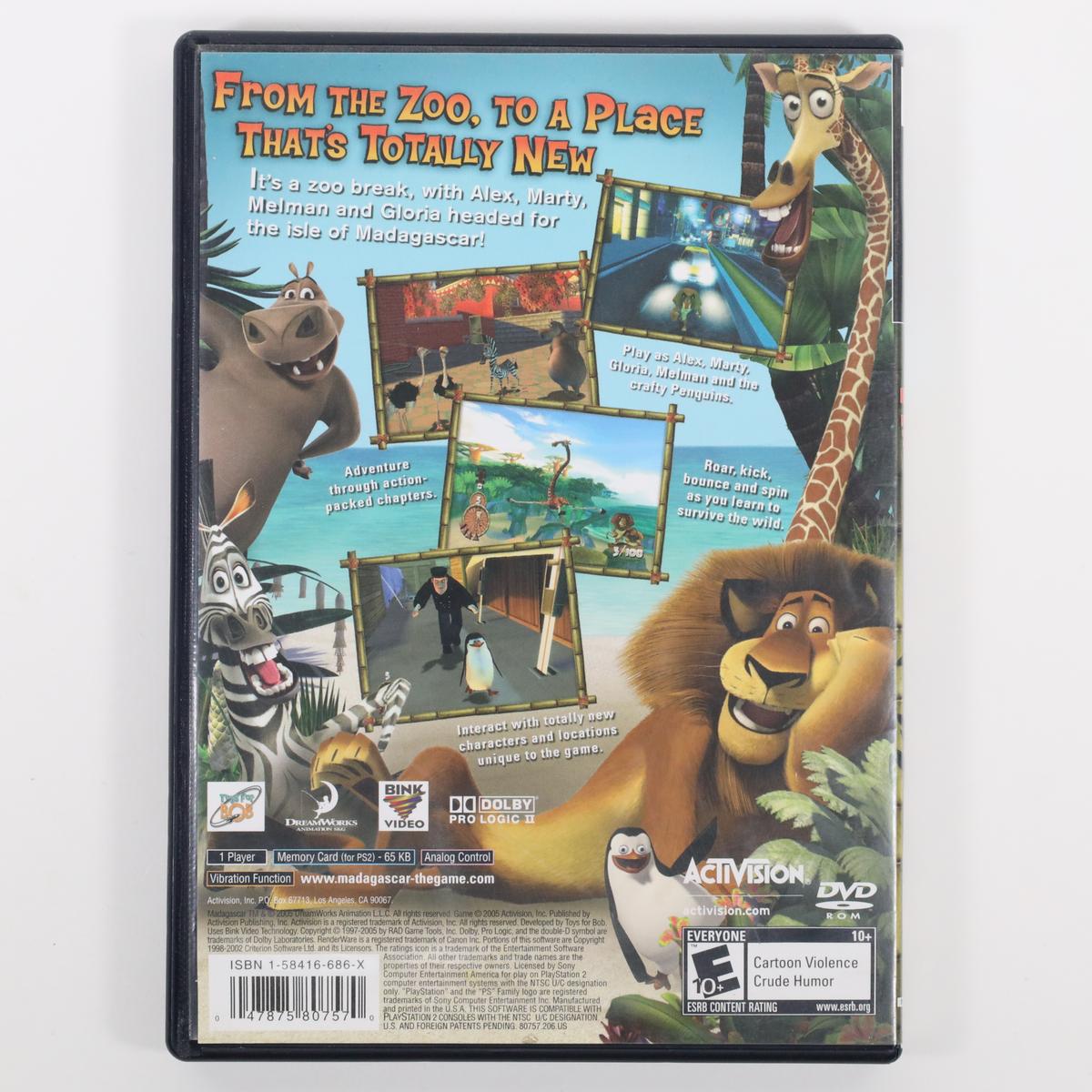 DreamWorks Madagascar - PlayStation 2 (Complete / Good)