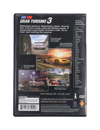 Gran Turismo 3 A-Spec - PlayStation 2 (Complete / Good)