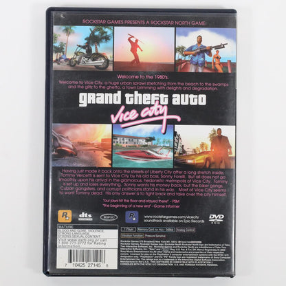 Grand Theft Auto: Vice City - PlayStation 2 (Complete / Acceptable)