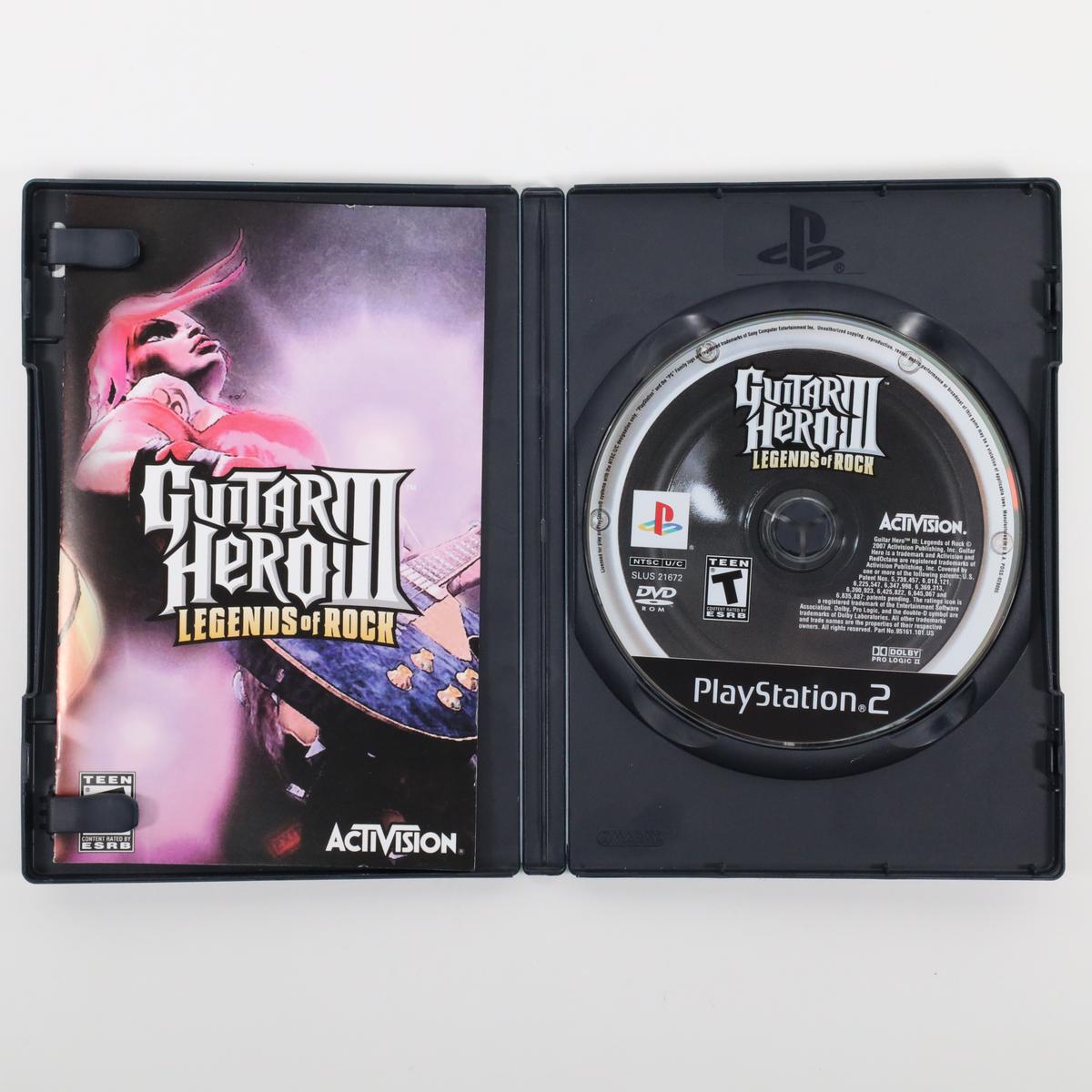 Guitar Hero 3: Legends of Rock - PlayStation 2 (Complete / Good)