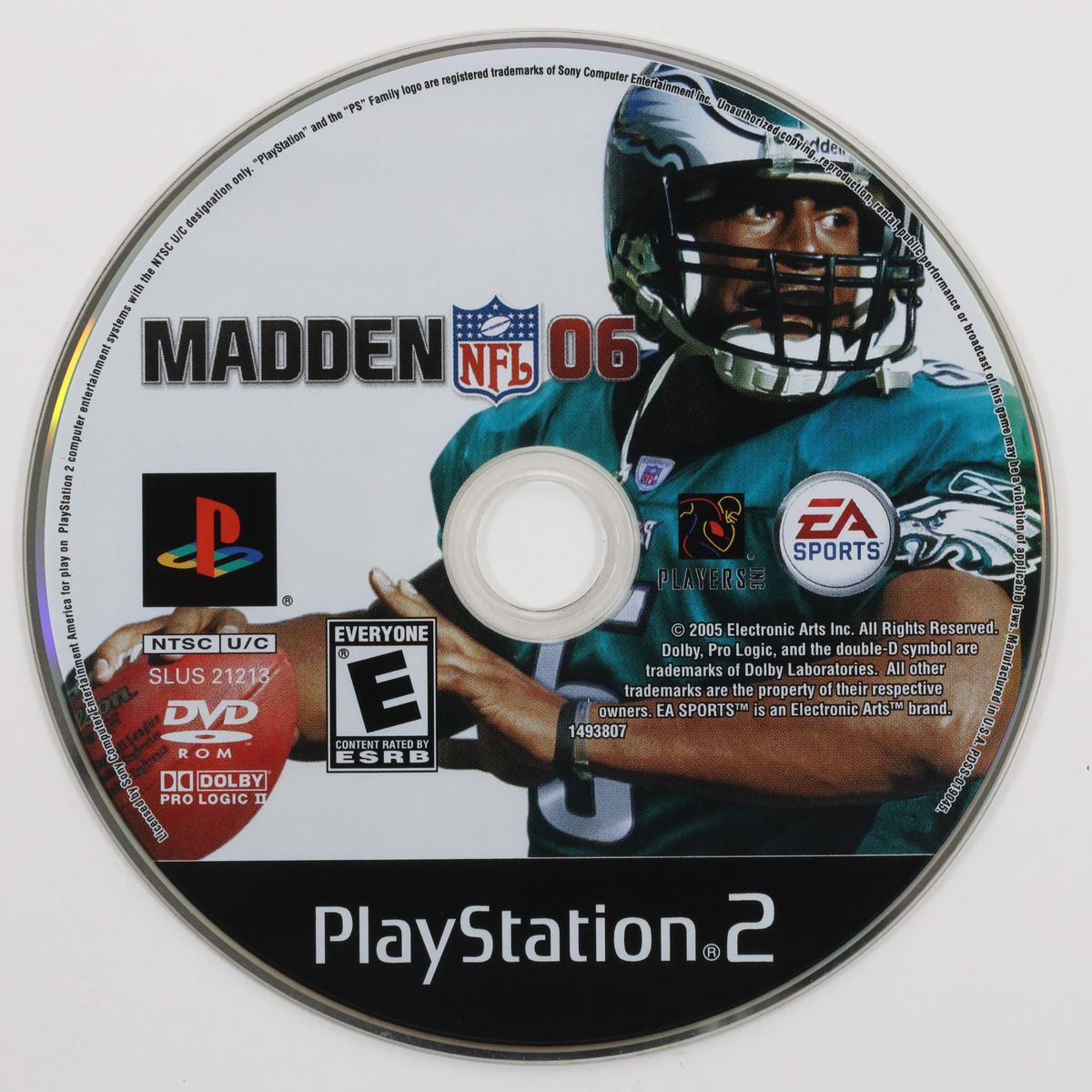 Madden NFL 06 - PlayStation 2 (Loose / Good)