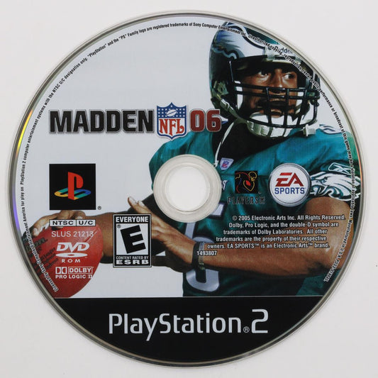 Madden NFL 06 - PlayStation 2 (Loose [Game Only] / Good)