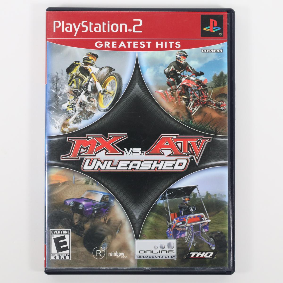 MX vs. ATV Unleashed - PlayStation 2 (Complete / Acceptable)