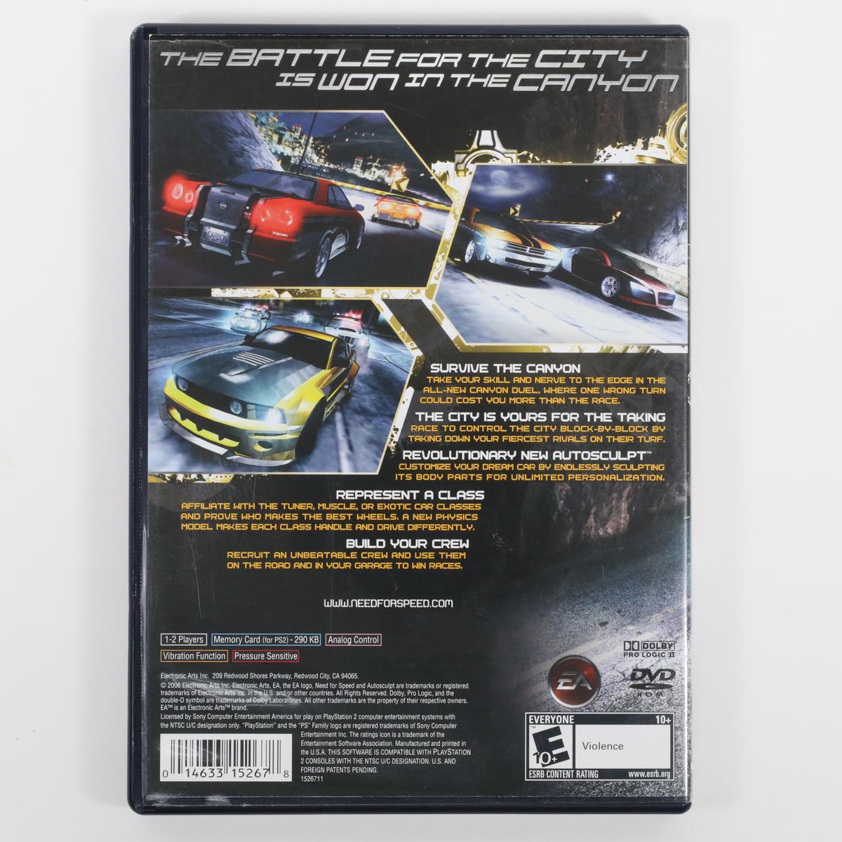 Need for Speed: Carbon - PlayStation 2 (Complete / Acceptable)